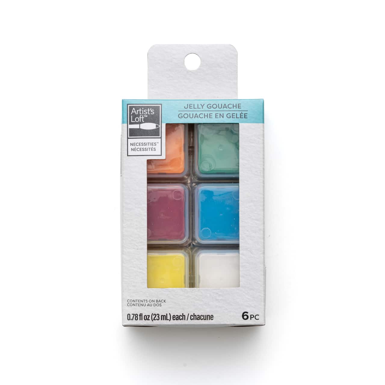 Necessities™ Mini 6 Colour Jelly Gouache Paints by Artist's Loft™